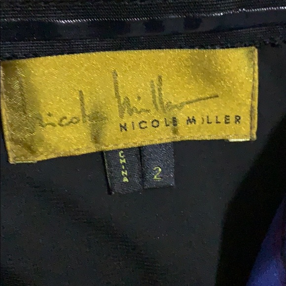 Nicole Miller silk dress size 2 - Picture 3 of 4